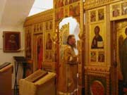 Служба в Никольском приделе